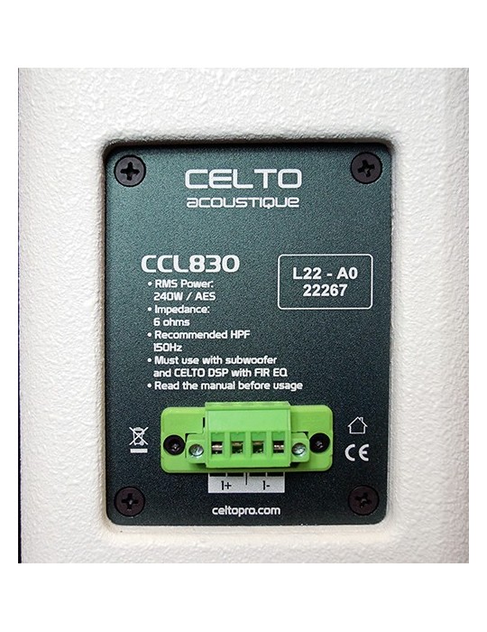 CCL 830 blanche - Celto Acoustique Celto Acoustique - 3